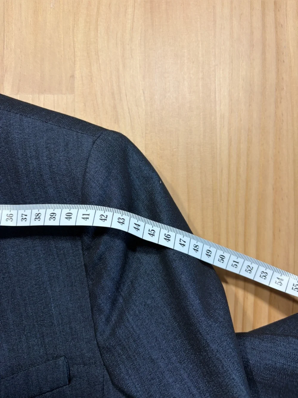 Anne Klein Dark Charcoal Pinstripe Blazer W